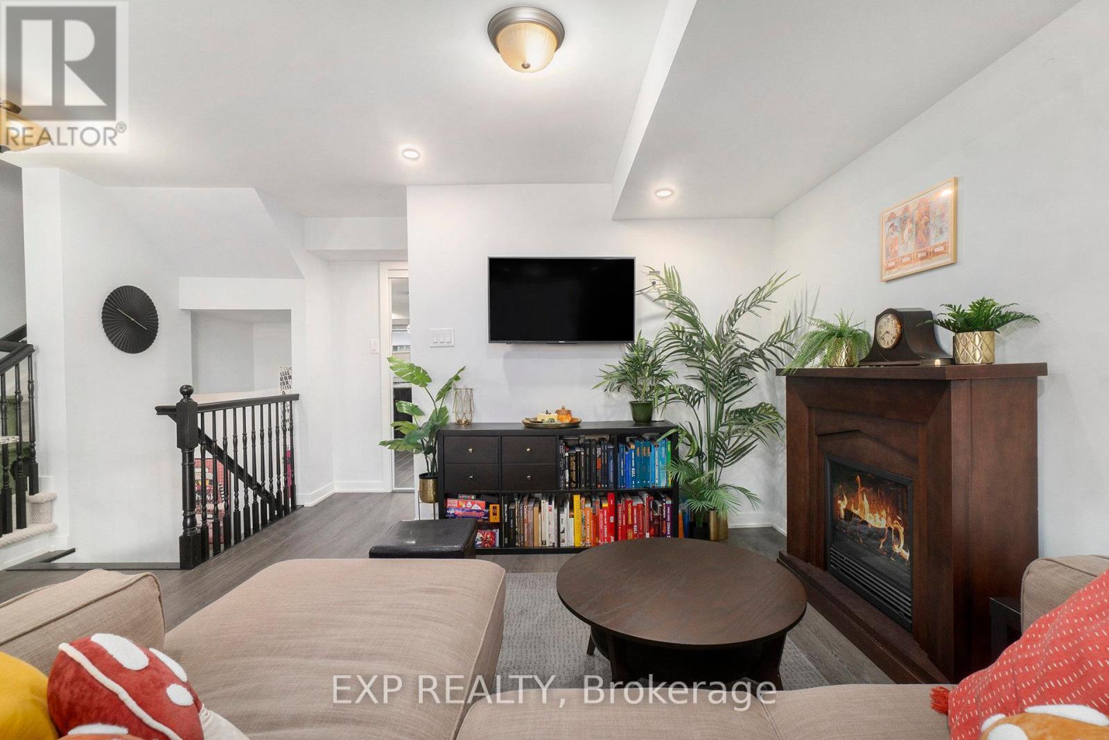 770 Mikinak Road, Ottawa, ON - Indoor Photo Showing Living Room With Fireplace