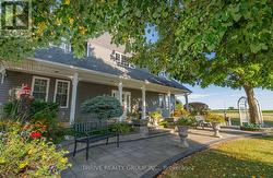 Covered front porch -