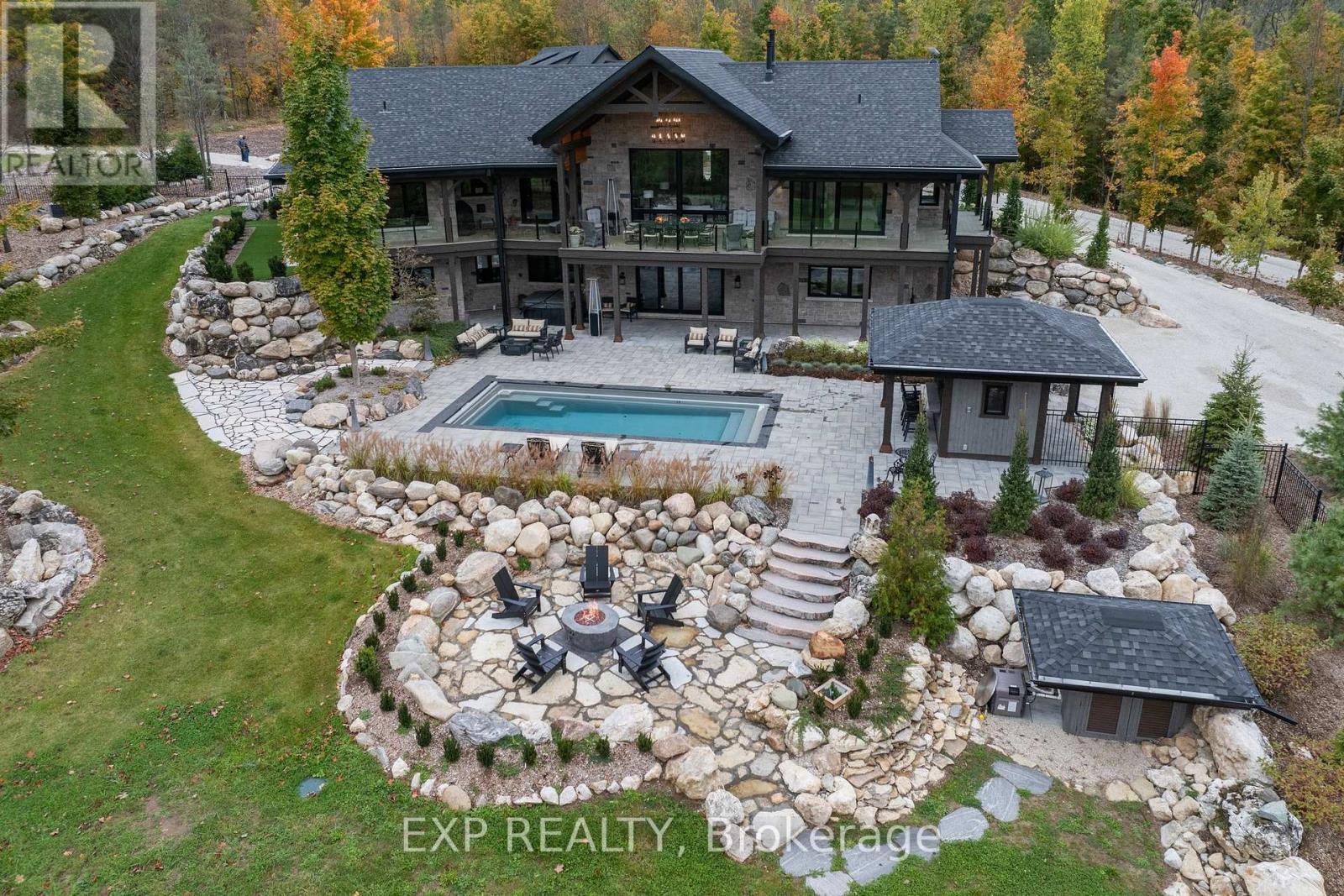 Kimberley - 195718 Grey 7 Road, Grey Highlands, ON - Outdoor With In Ground Pool With Deck Patio Veranda