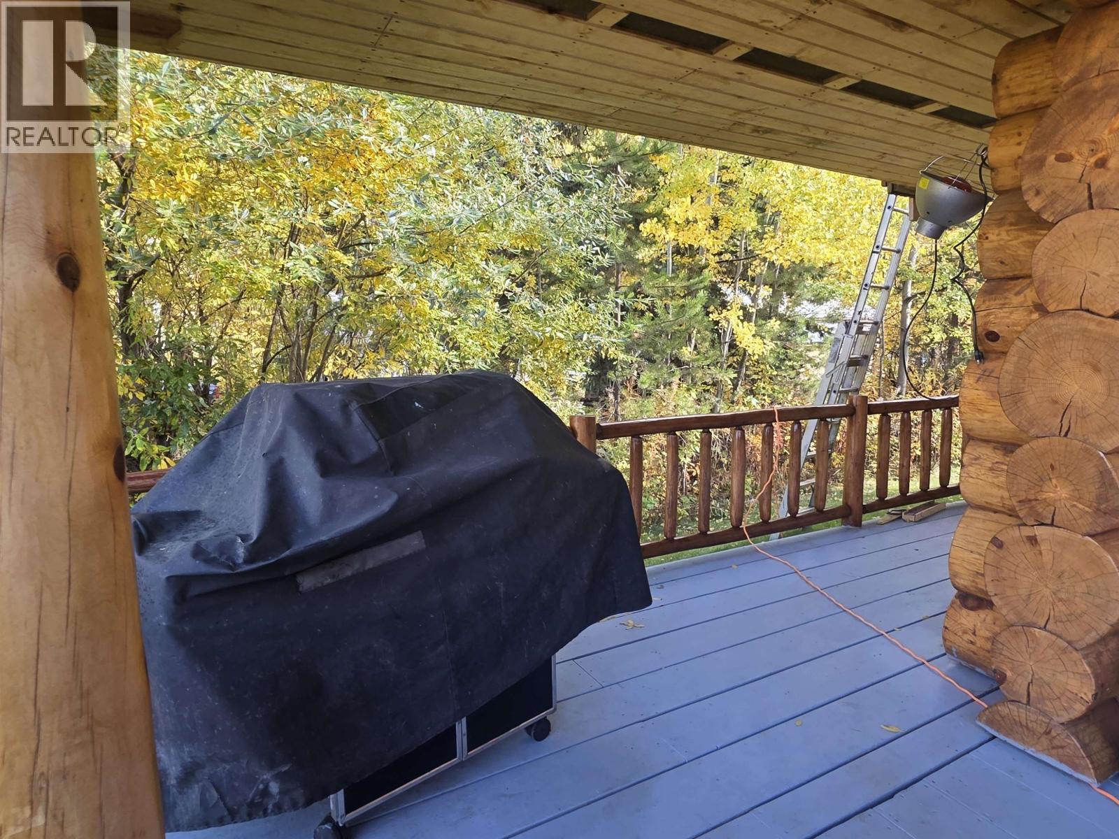 7008 York Drive, Vanderhoof, BC - Outdoor With Deck Patio Veranda With Exterior