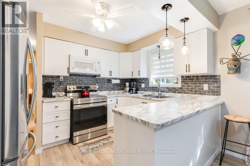 1013 Nicholl'S Boulevard, Selwyn, ON - Indoor Photo Showing Kitchen With Double Sink With Upgraded Kitchen