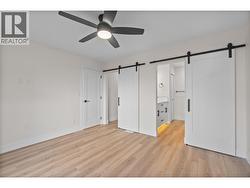 Primary barn door feature -