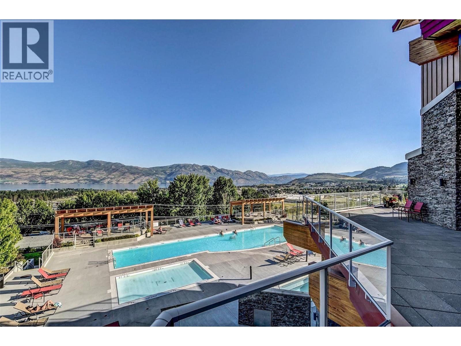 3205 Skyview Lane Unit# 205, West Kelowna, BC - Outdoor With In Ground Pool With View