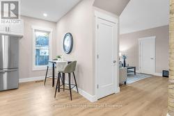 Entrance into kitchen from living room -