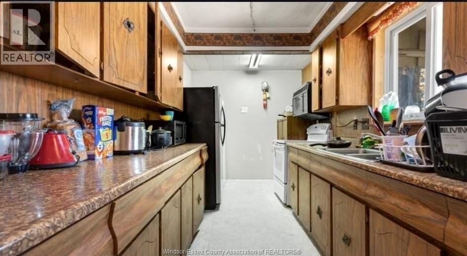 161 Rankin Avenue, Windsor, ON - Indoor Photo Showing Kitchen With Double Sink