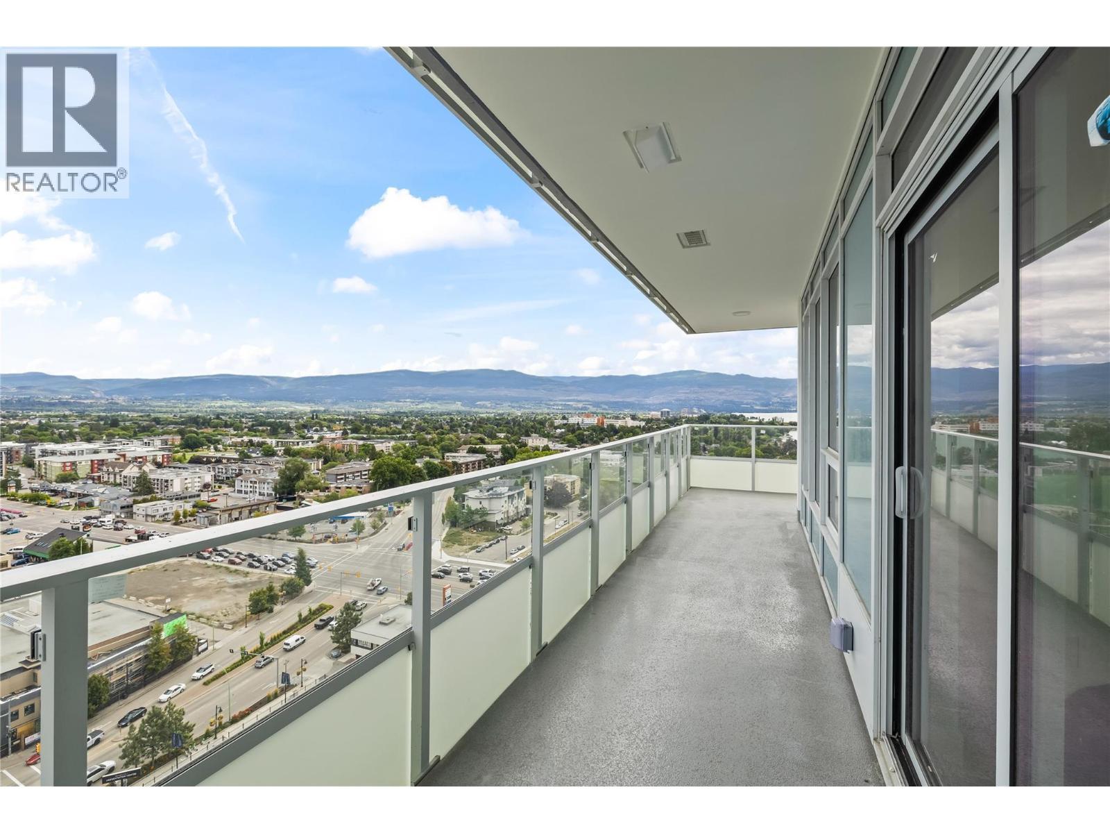 238 Leon Avenue Unit# 1704, Kelowna, BC - Outdoor With Balcony With View With Exterior