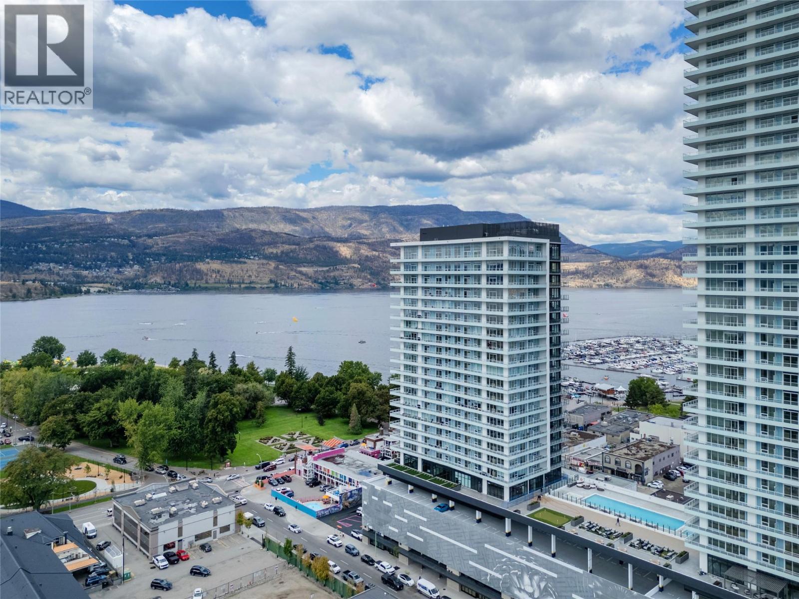 238 Leon Avenue Unit# 1704, Kelowna, BC - Outdoor With Body Of Water With View