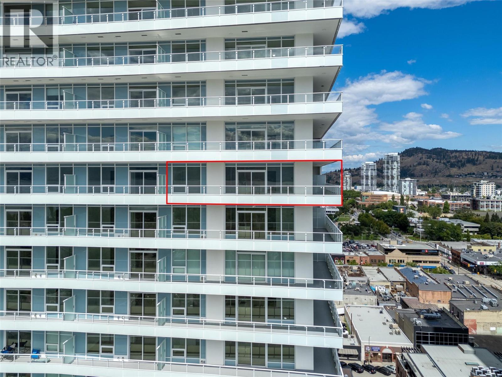 238 Leon Avenue Unit# 1704, Kelowna, BC - Outdoor With Balcony