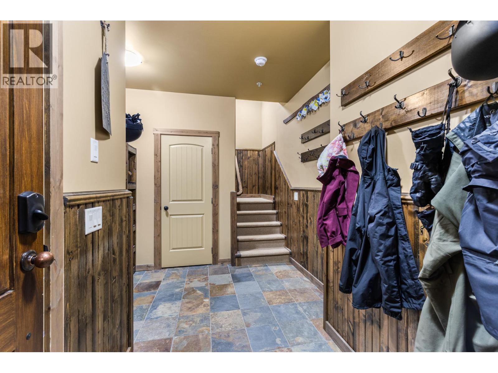 Excellent ski organization in entry - 50 Forest Lane Unit# A Lot# 22, Big White, BC - Indoor