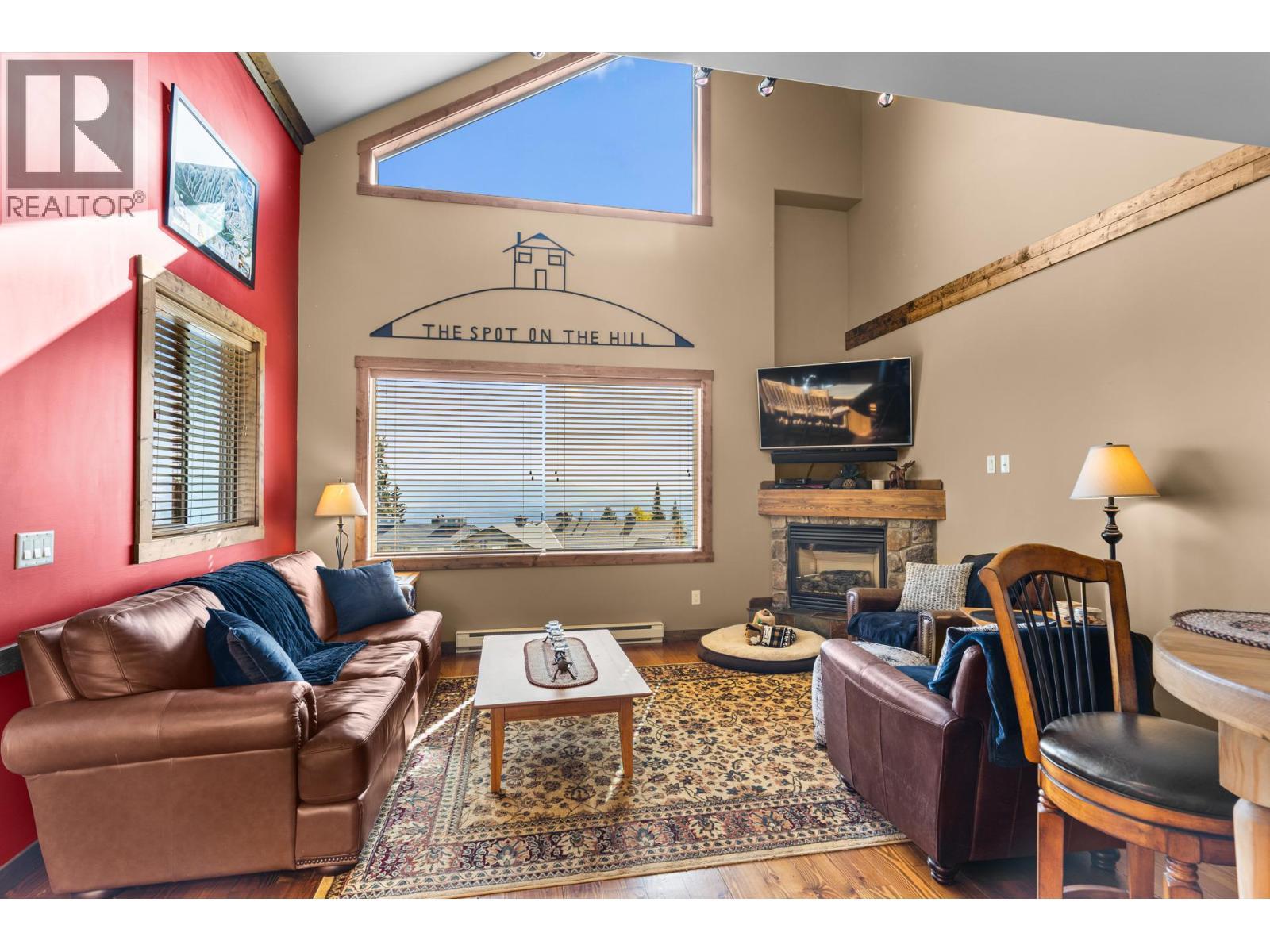 Main living room - 50 Forest Lane Unit# A Lot# 22, Big White, BC - Indoor Photo Showing Living Room With Fireplace