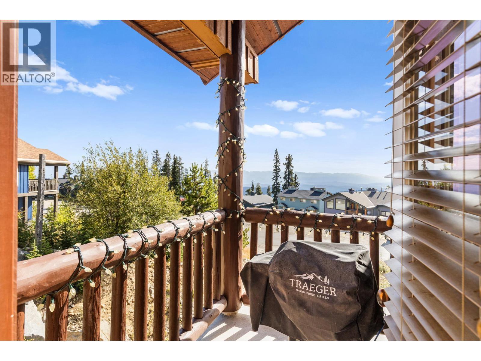 Front deck with BBQ - 50 Forest Lane Unit# A Lot# 22, Big White, BC - Outdoor