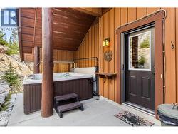 Back covered patio -