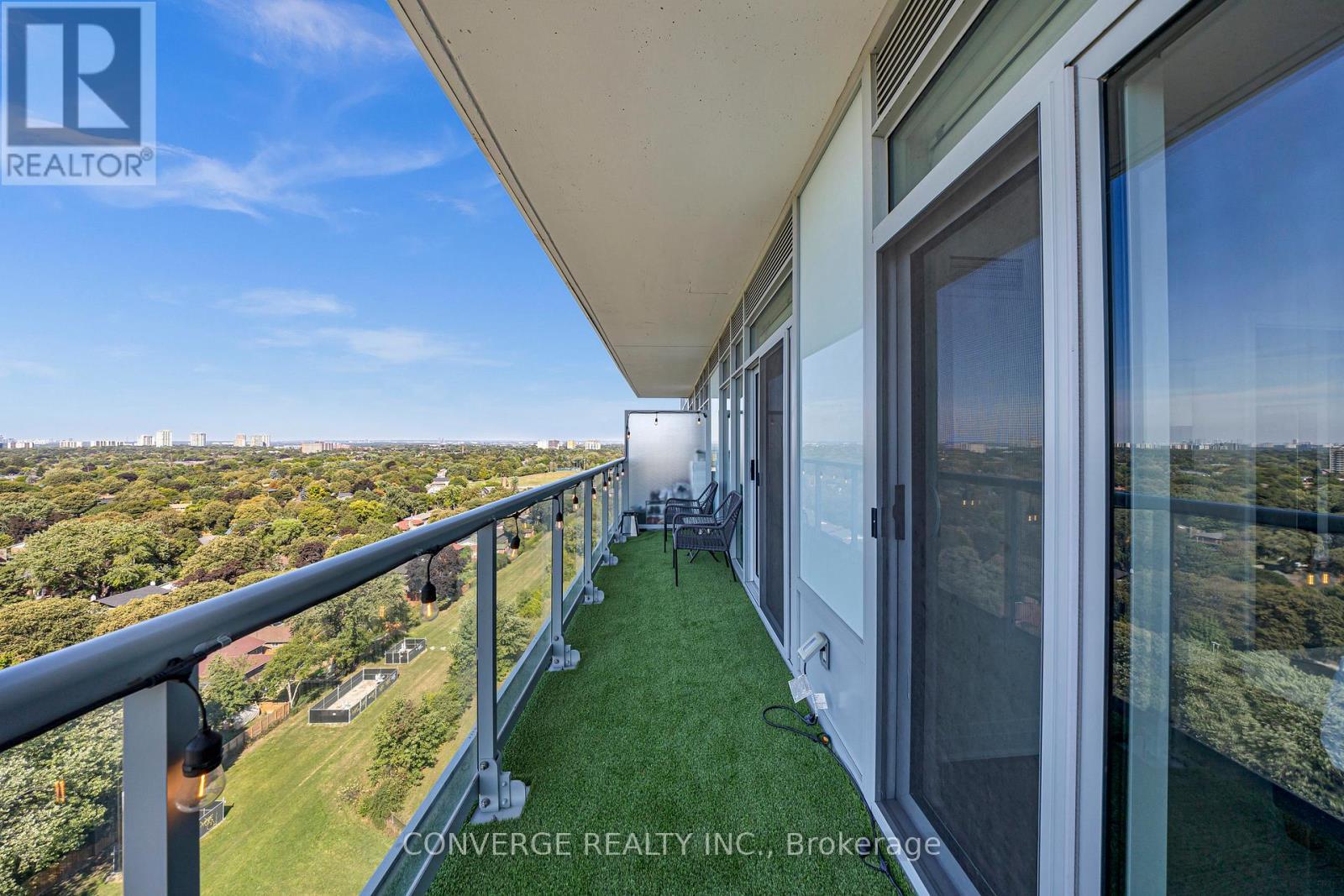 1310 - 3220 Sheppard Avenue E, Toronto, ON - Outdoor With Balcony With View With Exterior