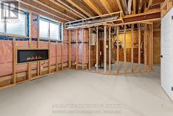 Partially finished basement -
