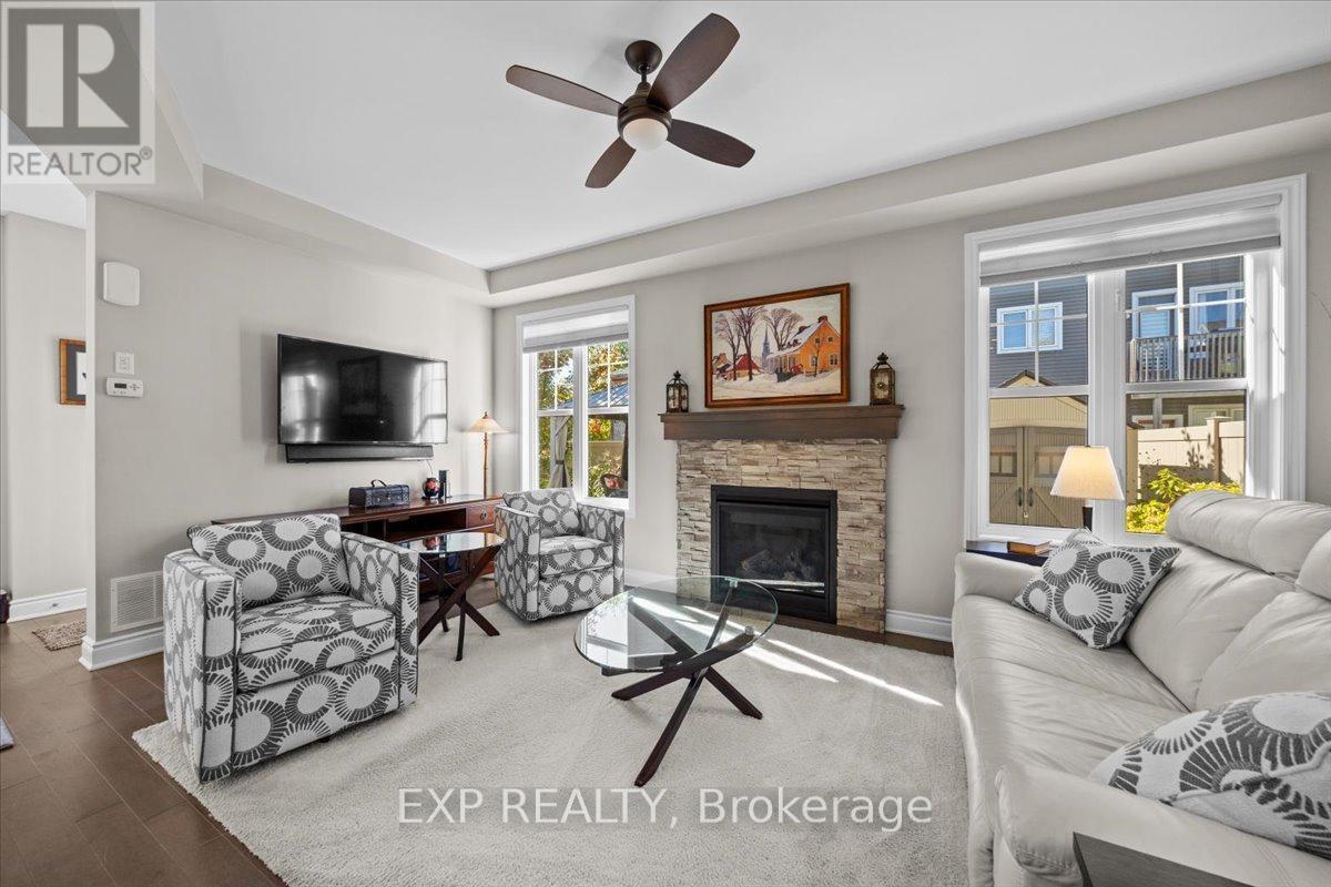 33 Solaris Drive, Ottawa, ON - Indoor Photo Showing Living Room With Fireplace