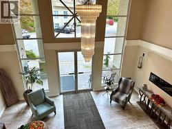 inviting front foyer view from the 2 nd floor library -