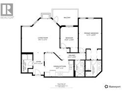 spacious 2 bed / 2 full bath floor plan -