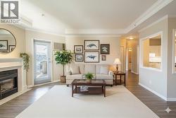 Virtually staged living room -