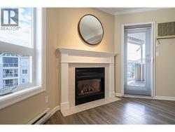 Gas fireplace provides heat and a beautiful feature wall. Gas is included in strata fees -