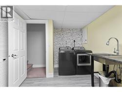 Entrance to laundry room -