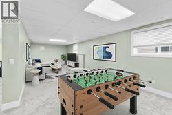 Virtually Staged Downstairs Family Room -