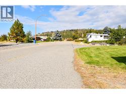View from park entrance up towards property -