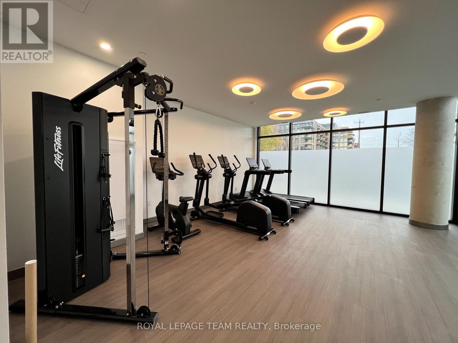 310 - 360 Deschatelets Avenue, Ottawa, ON - Indoor Photo Showing Gym Room