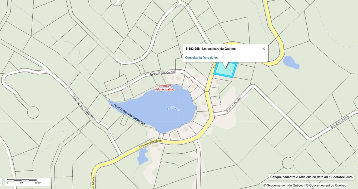 Terre/Terrain - Ch. Des Monts, Chertsey, QC