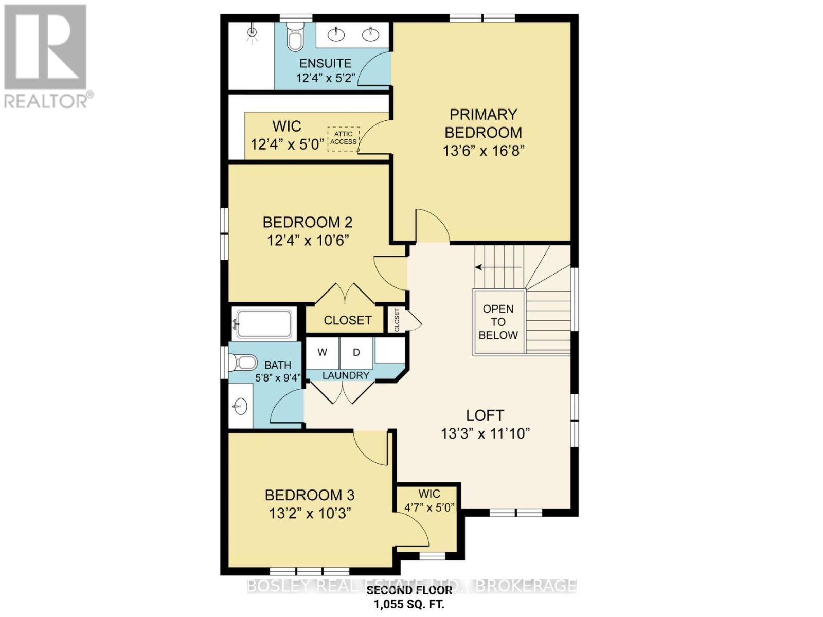 Second Floor - 1,055 sq. ft. - 6168 Curlin Crescent, Niagara Falls (Forestview), ON - Other