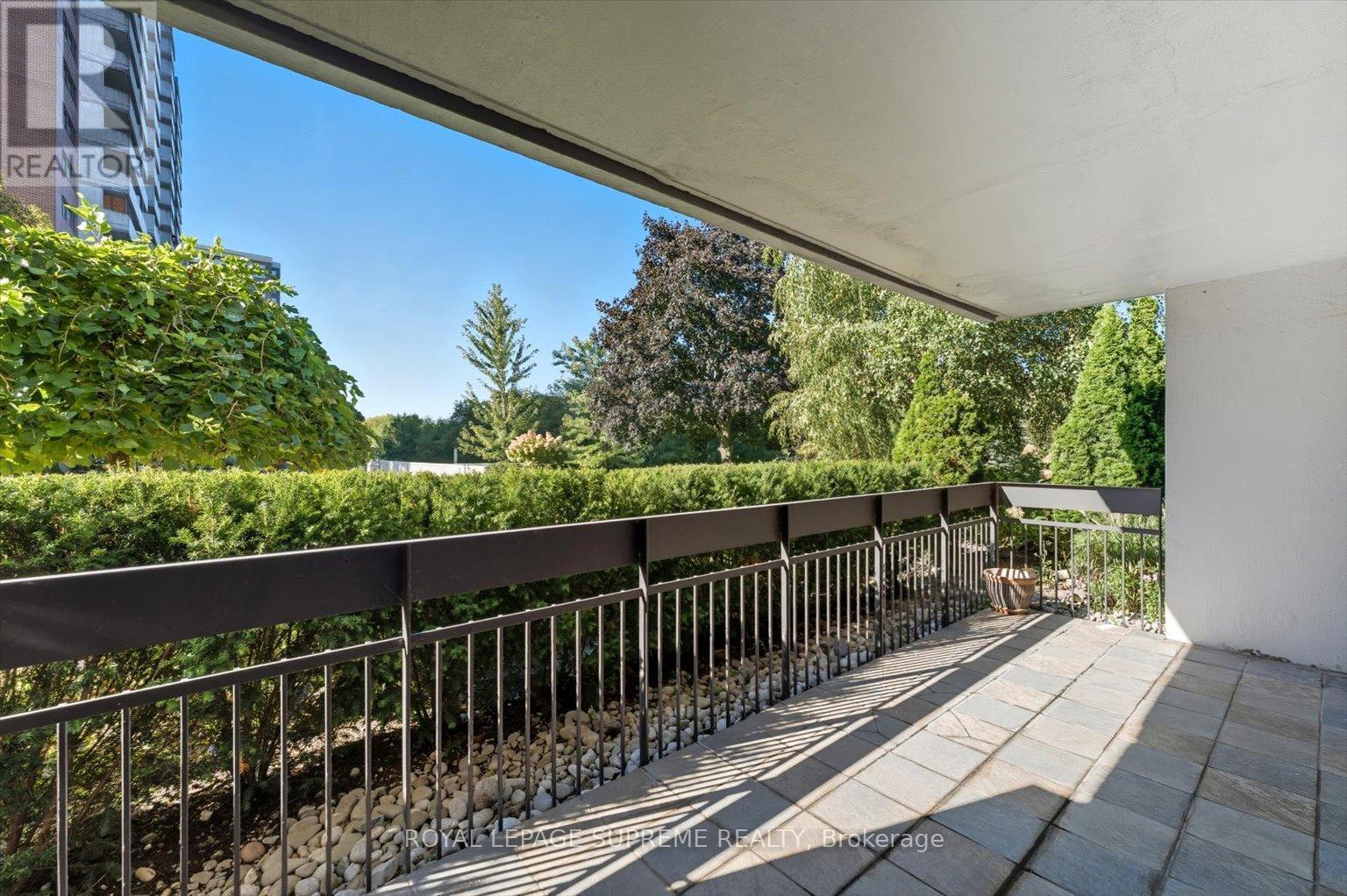 Terrace Looking West To Humber River - 107 - 270 Scarlett Road, Toronto, ON - Outdoor