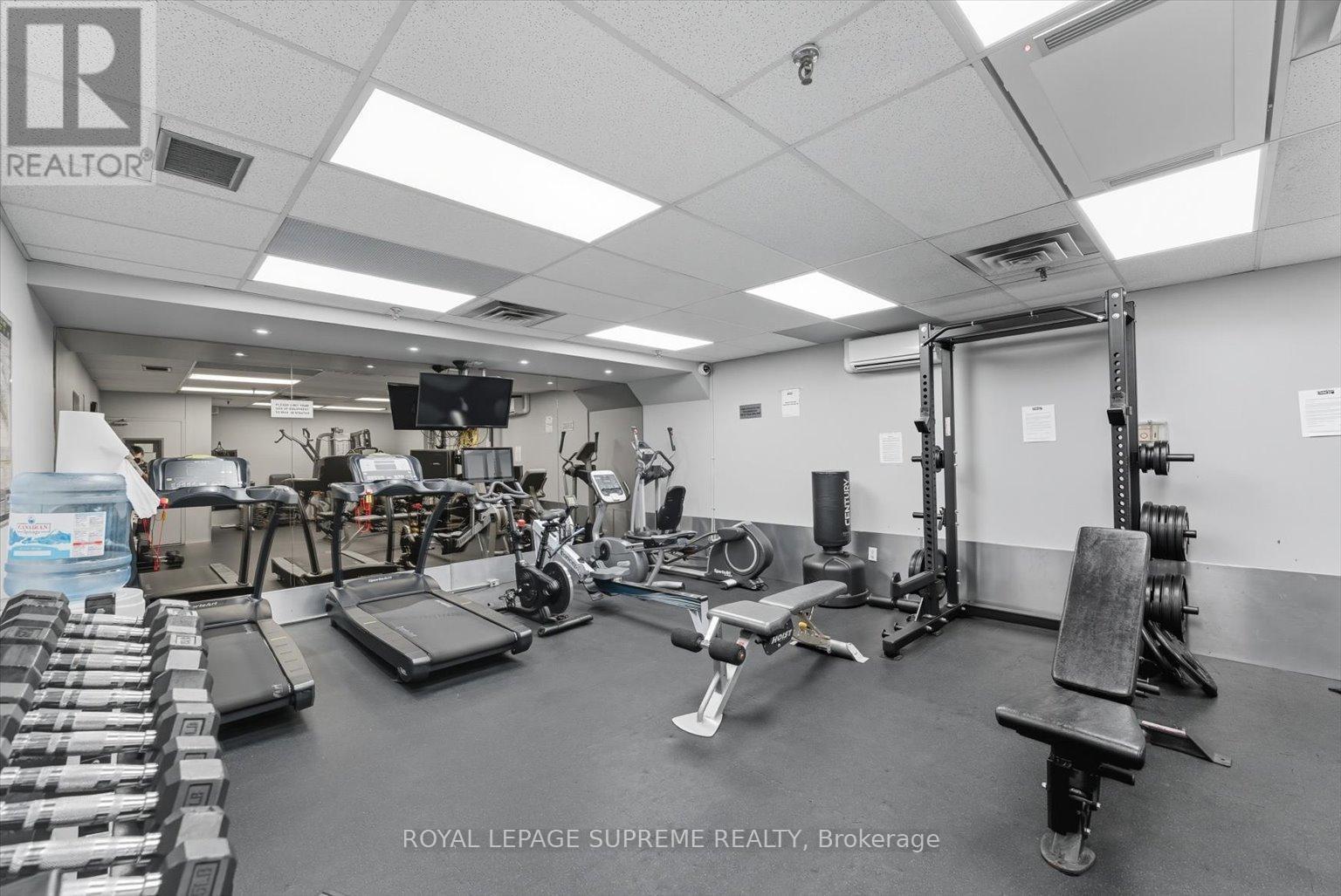Fitness Room - 107 - 270 Scarlett Road, Toronto, ON - Indoor Photo Showing Gym Room