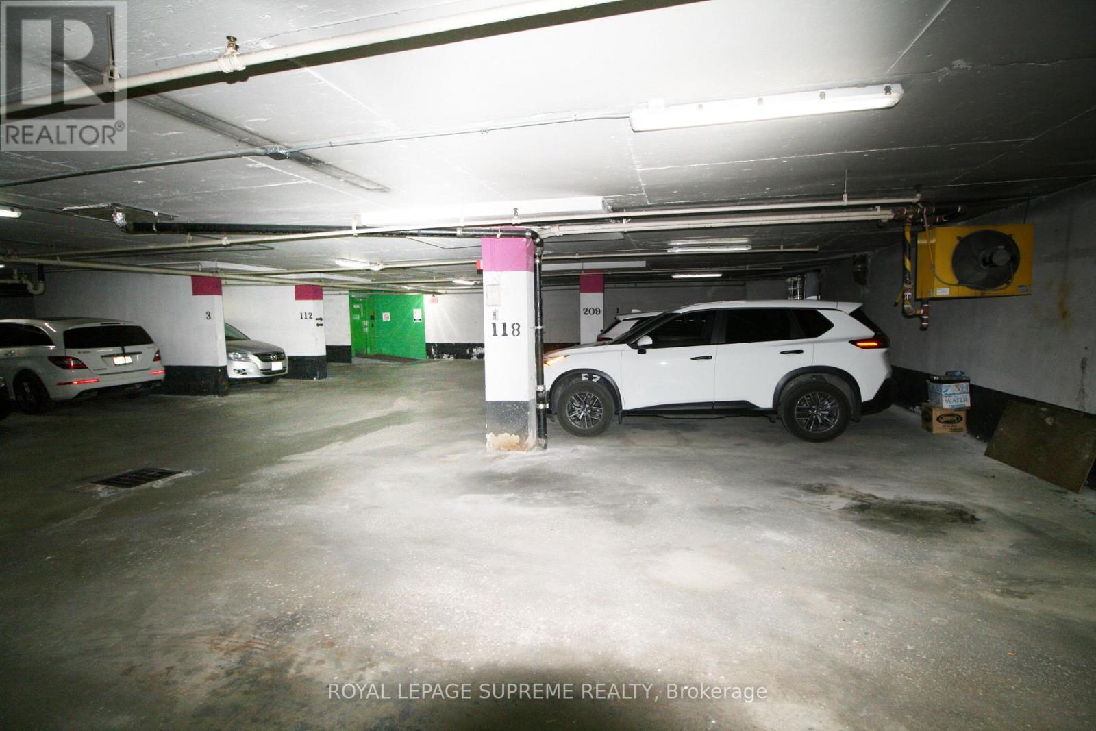 Designated Parking Space - 107 - 270 Scarlett Road, Toronto, ON - Indoor Photo Showing Garage