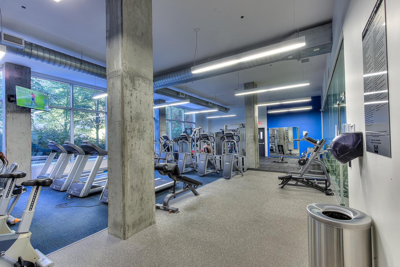 Exercise room - 1149-1414 Rue Chomedey, Montréal (Ville-Marie), QC - Indoor Photo Showing Gym Room
