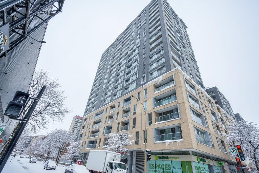 Frontage - 1149-1414 Rue Chomedey, Montréal (Ville-Marie), QC - Outdoor With Balcony With Facade