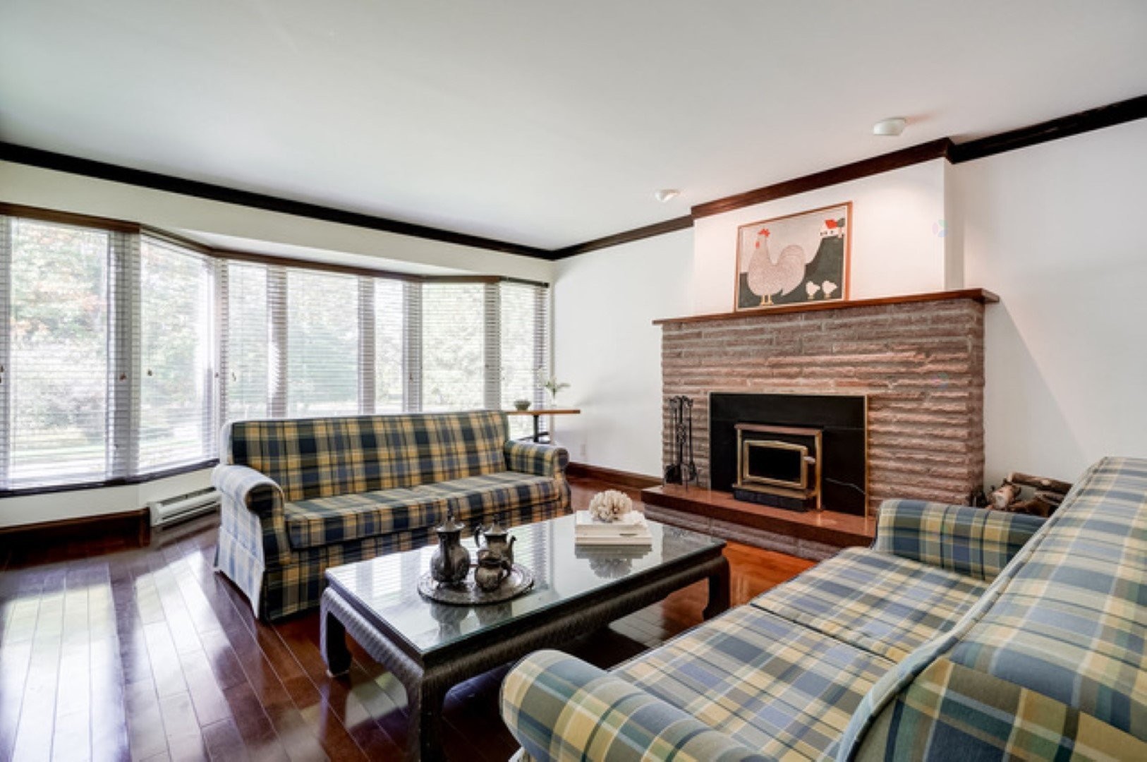 Living Room - 189 Ch. Wheeler, Mont-Tremblant, QC - Indoor Photo Showing Living Room With Fireplace