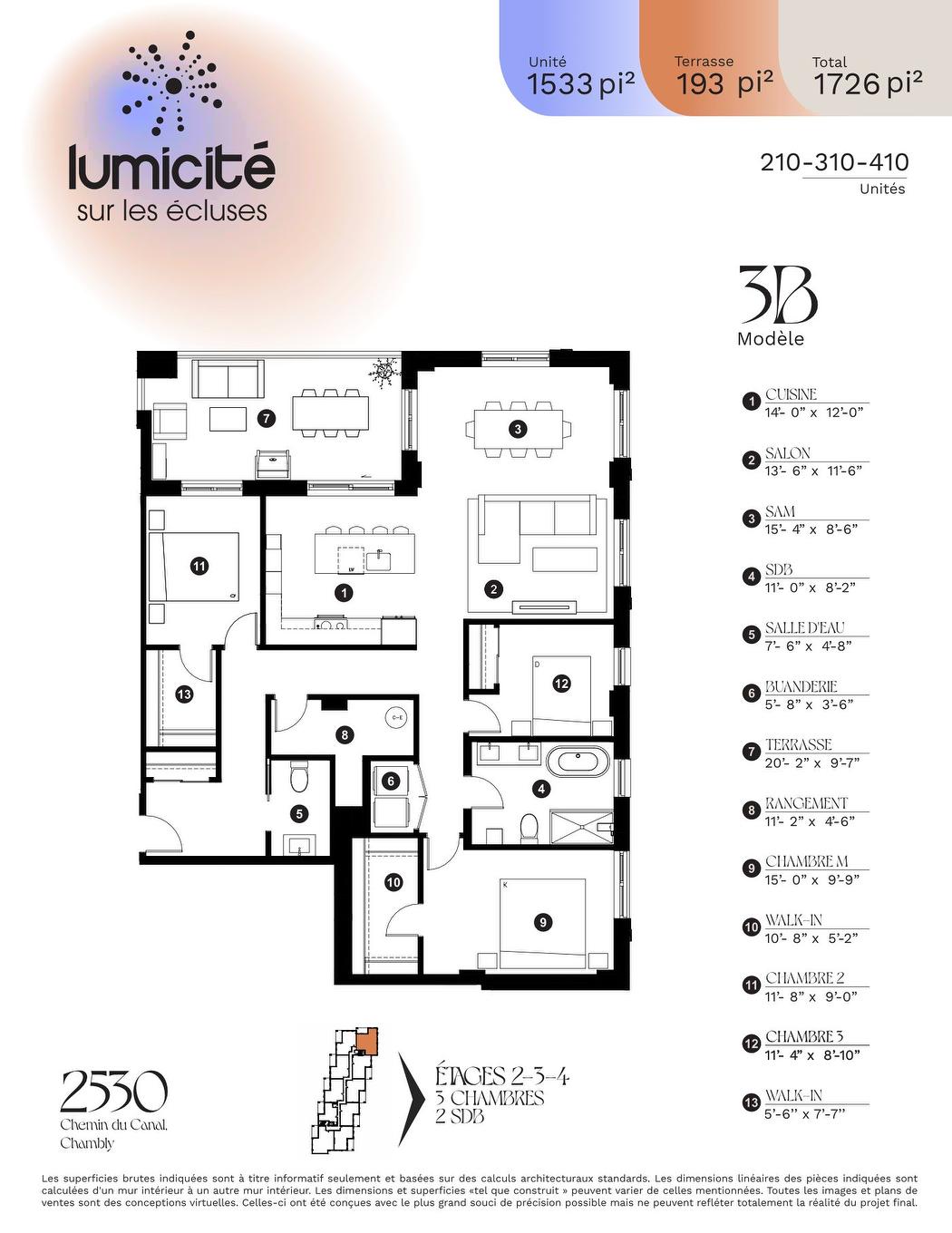 Vente sur plan - 201-2530 Ch. Du Canal, Chambly, QC - Other