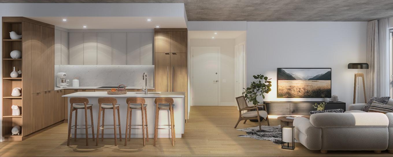 Vue d'ensemble - 201-2530 Ch. Du Canal, Chambly, QC - Indoor Photo Showing Living Room