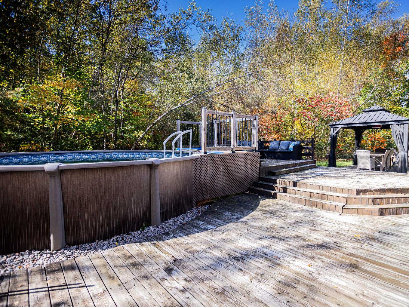 Autre - 6015 Rue Des Mélèzes, Vaudreuil-Dorion, QC - Outdoor With Above Ground Pool With Deck Patio Veranda