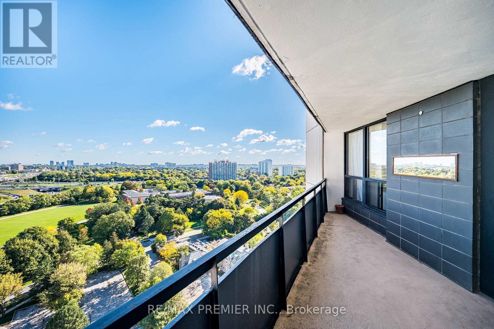 2308 - 75 Graydon Hall Drive, Toronto, ON - Outdoor With Balcony With View