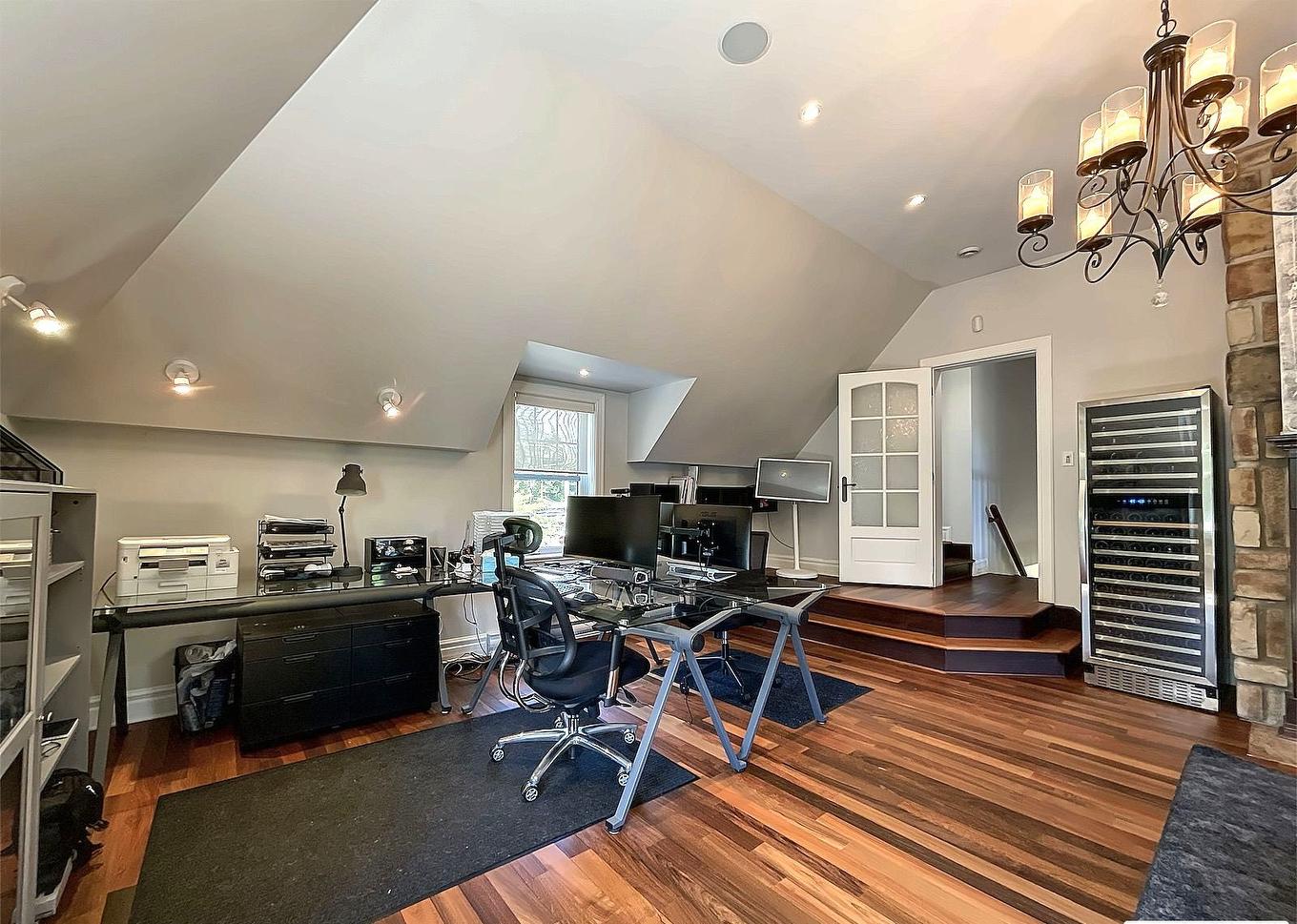 Family room - 10 Rue De L'Aqueduc, Saint-Alphonse-Rodriguez, QC - Indoor Photo Showing Office