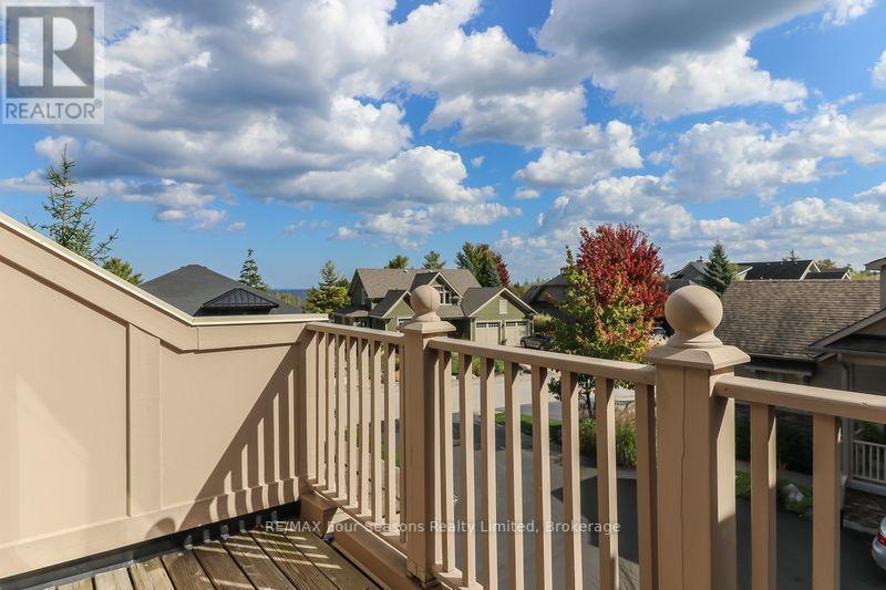 3 - 132 East Ridge Drive, Blue Mountains, ON - Outdoor With Deck Patio Veranda With View