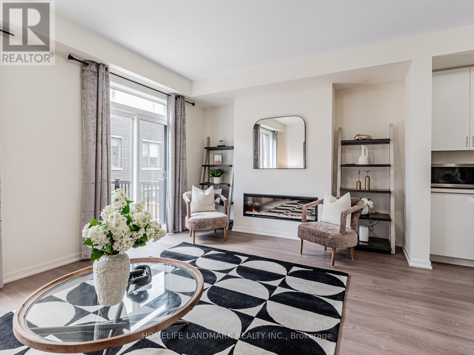 25 Origin Way, Vaughan, ON - Indoor Photo Showing Other Room With Fireplace