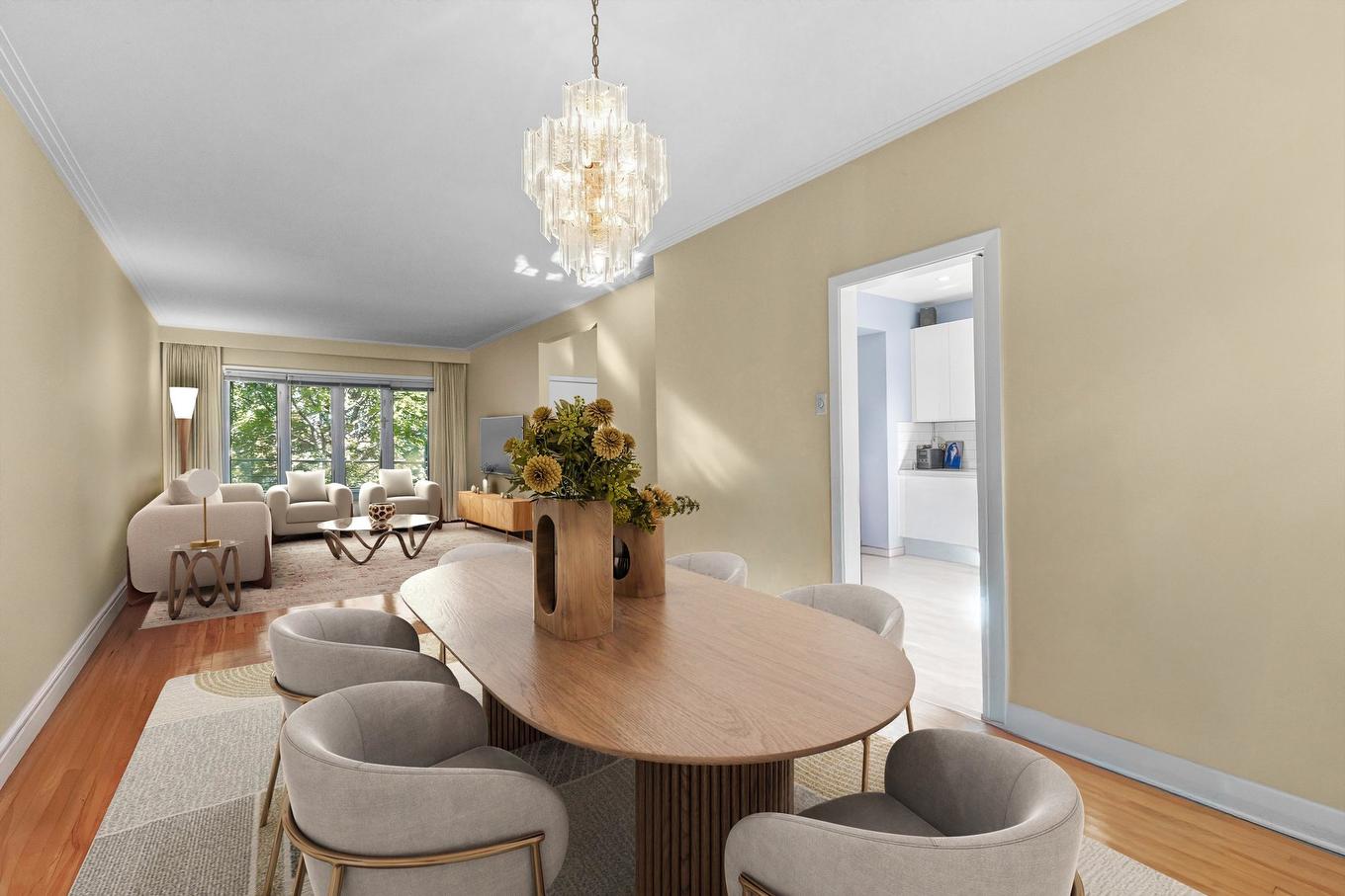 Salle à manger - 4900 Boul. Cavendish, Montréal (Côte-Des-Neiges/Notre-Dame-De-Grâce), QC - Indoor Photo Showing Dining Room