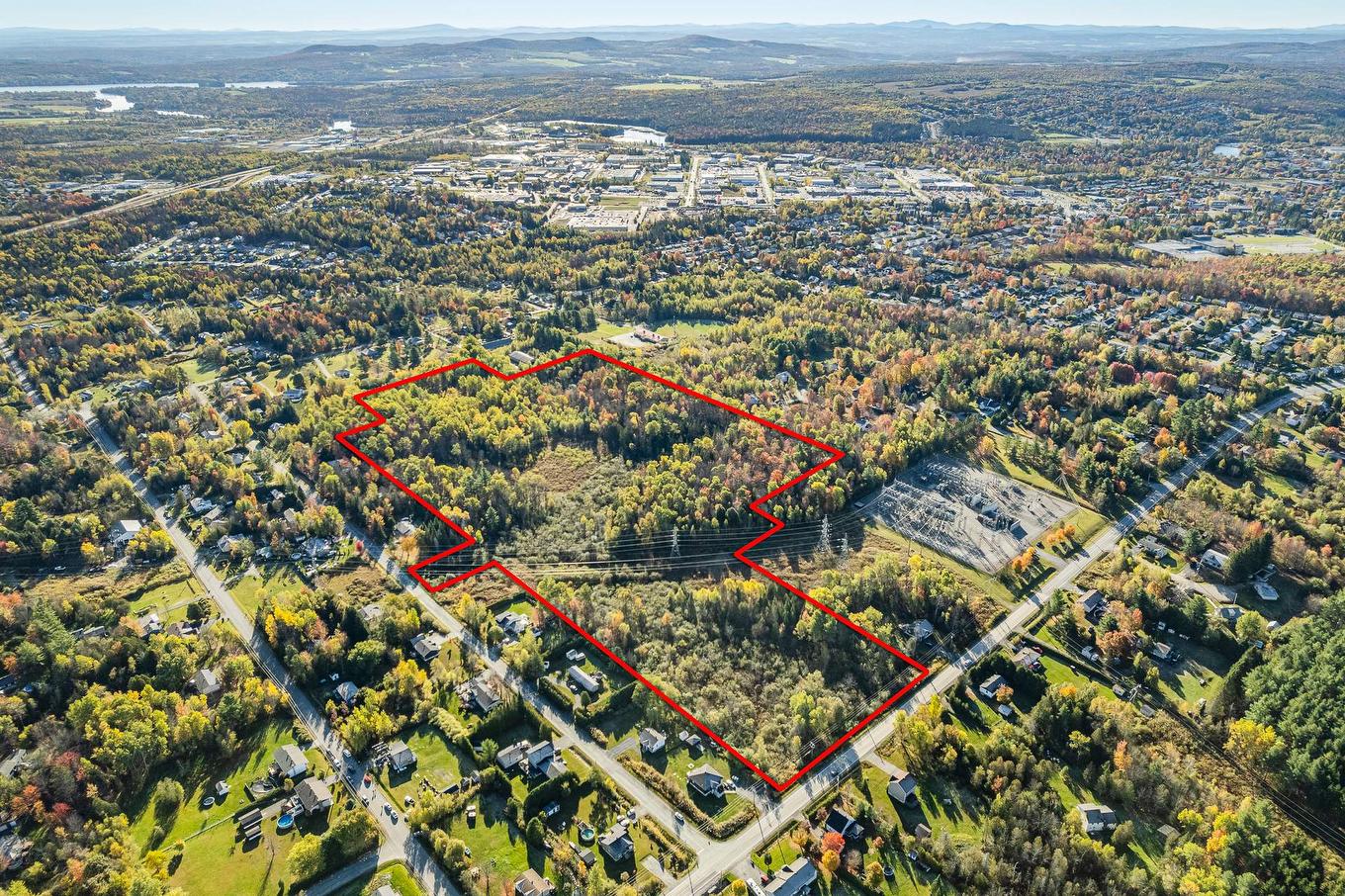 Photo aérienne - Rue Des Pins, Magog, QC