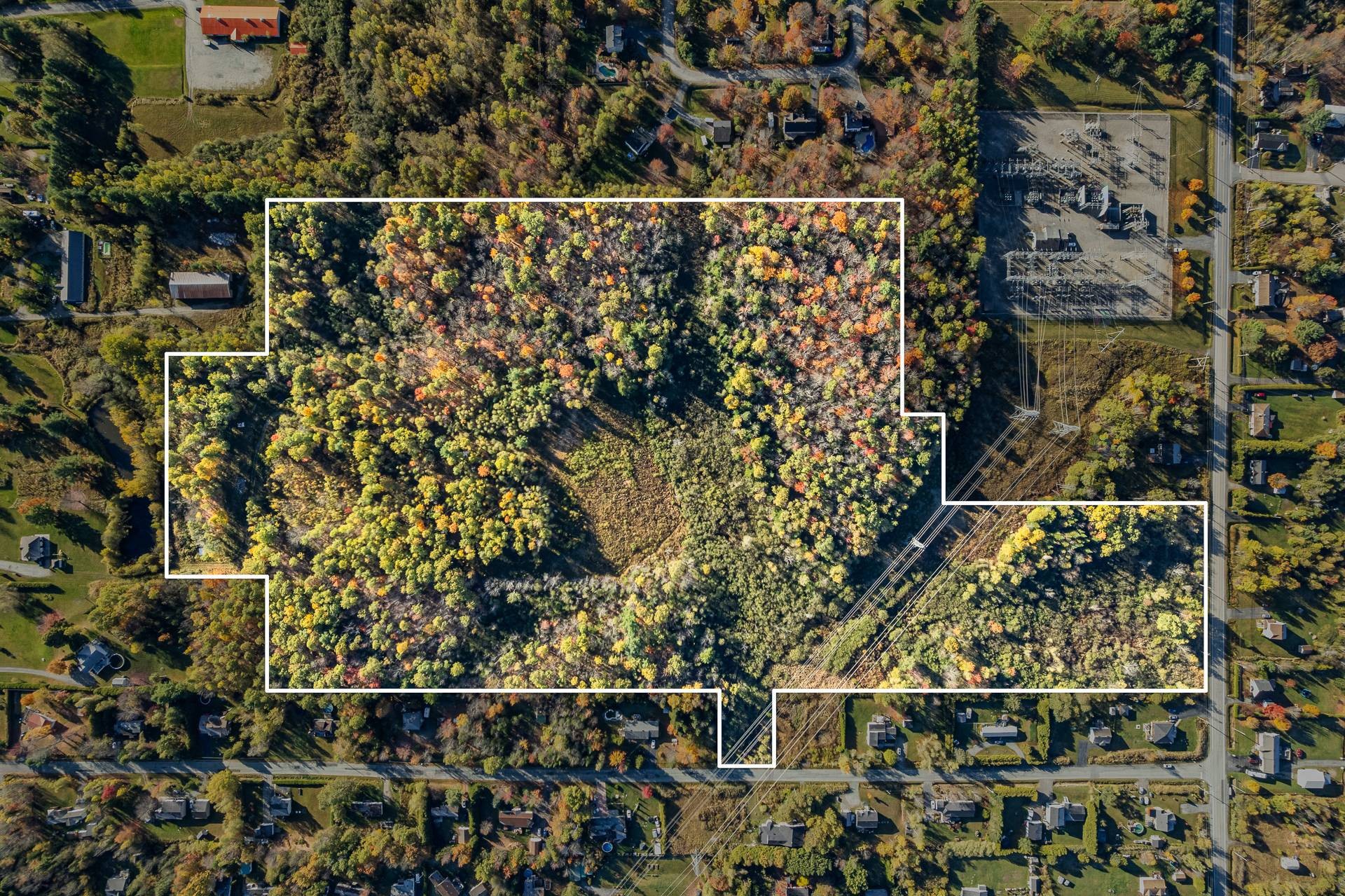 Photo aérienne - Rue Des Pins, Magog, QC