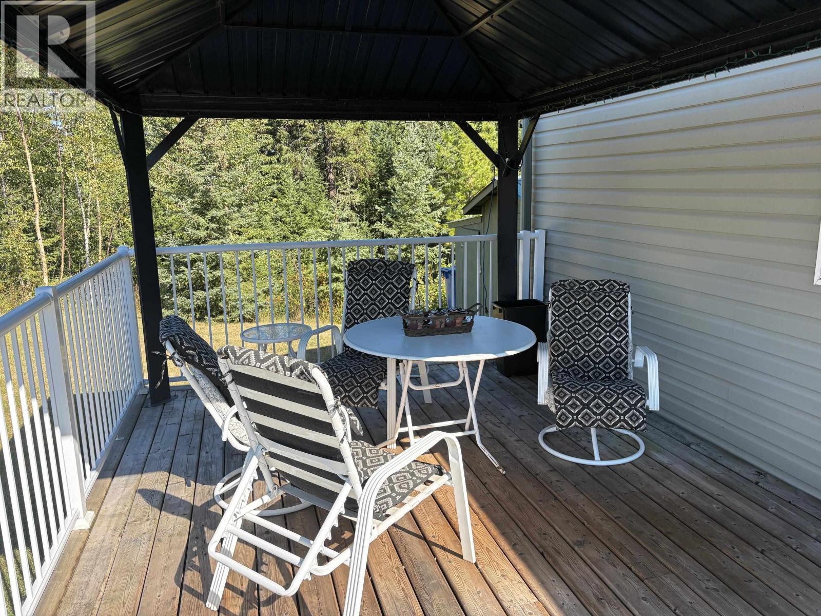 54 208 8Th Street, 100 Mile House, BC - Outdoor With Deck Patio Veranda With Exterior