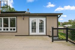 garden doors to large back deck -