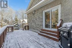 Entertainment-sized deck for BBQ gatherings -