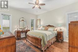 Primary bedroom has walk-in plus linen closets -