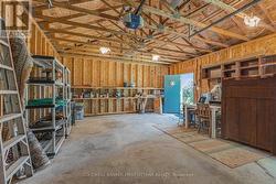 Inside detached garage-workshop with hydro -